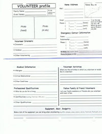 Volunteer Info
